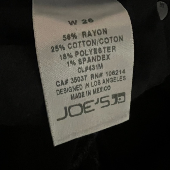 Joe’s Jeans FLAWLESS THE VIXEN sassy skinny ankle EUC Distressed Size 26 - Picture 7 of 9